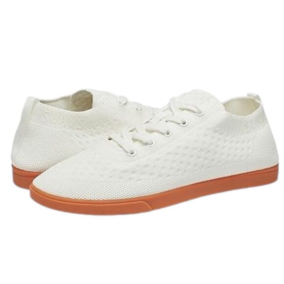 SUAVS Shoes Women 10 Men 8 The Zilker Lace-Up Sneaker Marshmallow - Picture 2 of 6